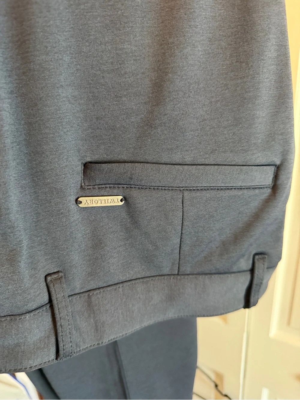 Twillory Navy Stretch Suit 46R 38x30
